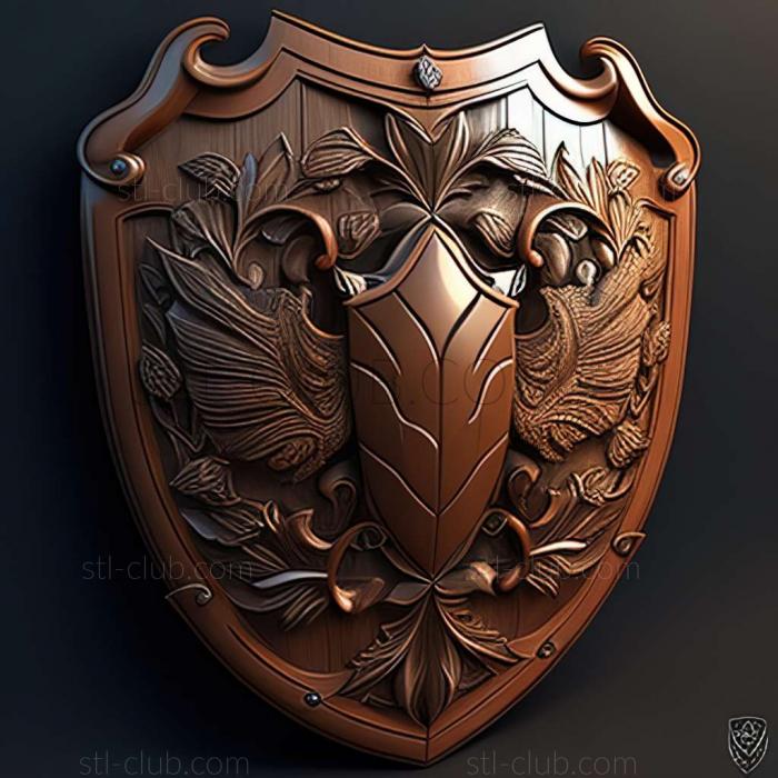 3D model shield (STL)